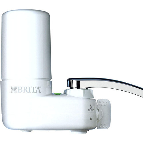 Sistema De Filtro De Agua Para Llave Grifo Brita Basic Color Blanco