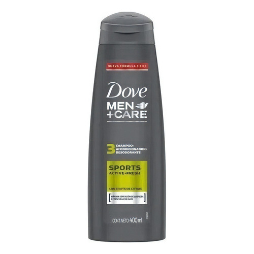 Dove Men +care Sports 3en1 Shampoo 400 Ml