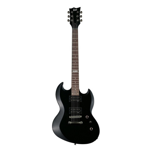 Guitarra Eléctrica Esp Ltd Viper-10 Con Funda Y Afinador Color Negro Orientación de la mano Diestro