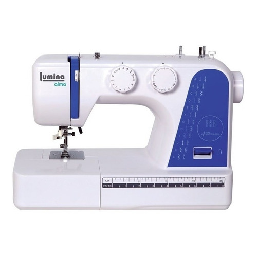 Máquina de coser recta Lumina Alma portable azul 220V