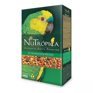 Nutrópica Para Papagaio Sabor Frutas - 600g