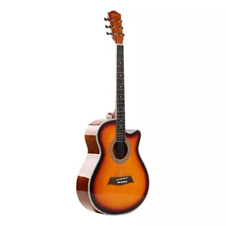 Guitarra Acústica Deviser L-706 Para Diestros Sunburst Brillante