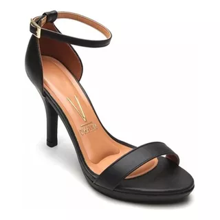 Sandalias Taco Aguja Vizzano Negro