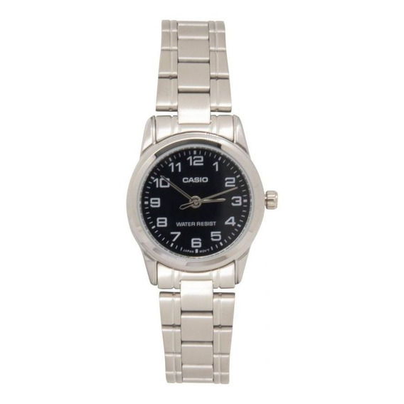Reloj Para Mujer Casio Ltp_v001d_1b Plateado