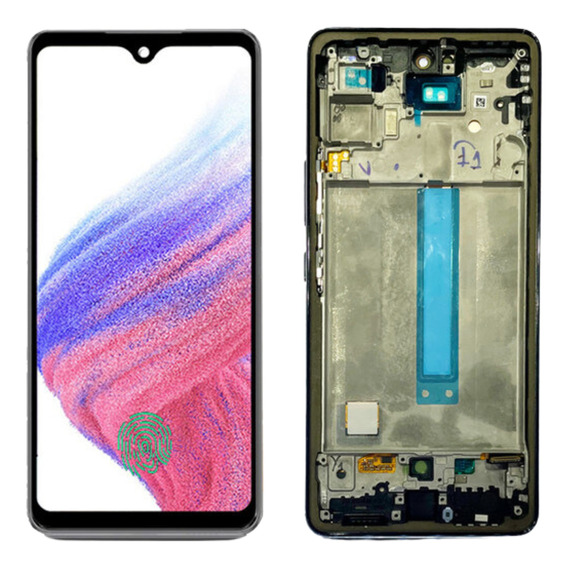 Pantalla Oled Para Samsung A53 5g A536b Con Marco Con Notch