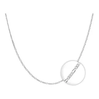 Cadena De Plata 925 Cartier Fina Italiana Para Mujer 3.0 Gr