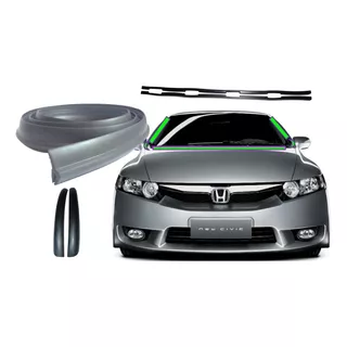 Kit 5pcs Borrachas Do Para-brisa E Churrasqueira New Civic