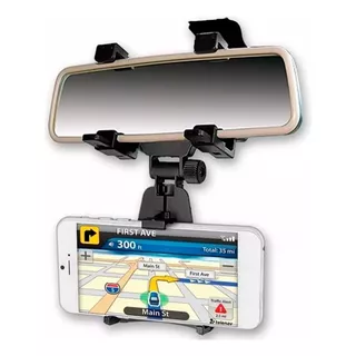 Soporte Celular Para Espejo Retrovisor Ajustable Universal