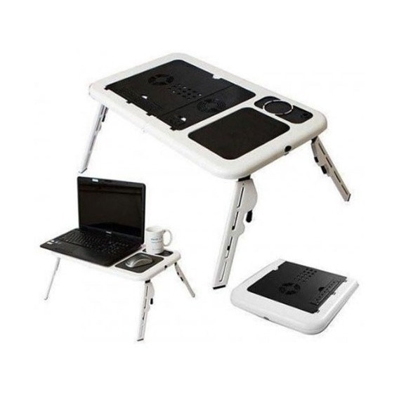 Mesa De Cama Para Notebook Con Ventilador Plegable Mli