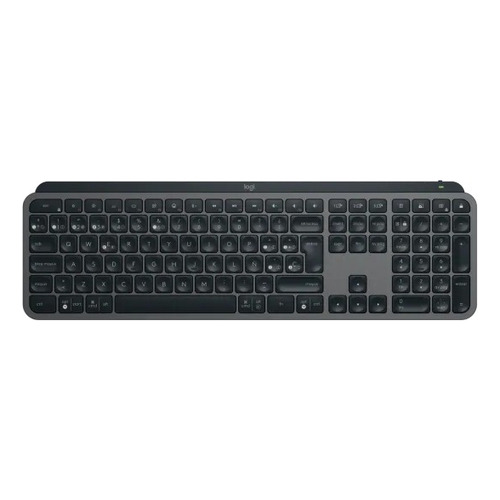 Teclado Logitech Mx Keys S Inalambrico Iluminado Bluetooth Color del teclado Grafito