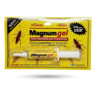 Magnum Gel Jeringa 12g Cebo Mata Cucarachas