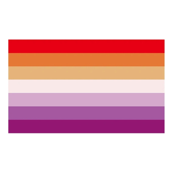 Bandera Orgullo Lésbico 90x150 Cms Lesbiana Lgbt 