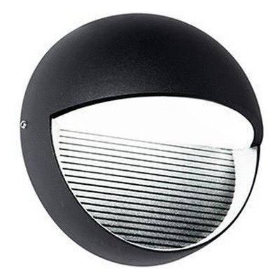 Aplqiue Exterior Aluminio Kato Led 3w Negro Moderno Lk