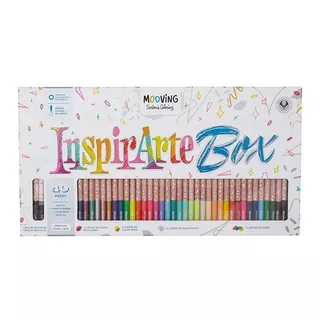 Lapices De Colores  Mooving Coloring  Inspirate Box  X40 