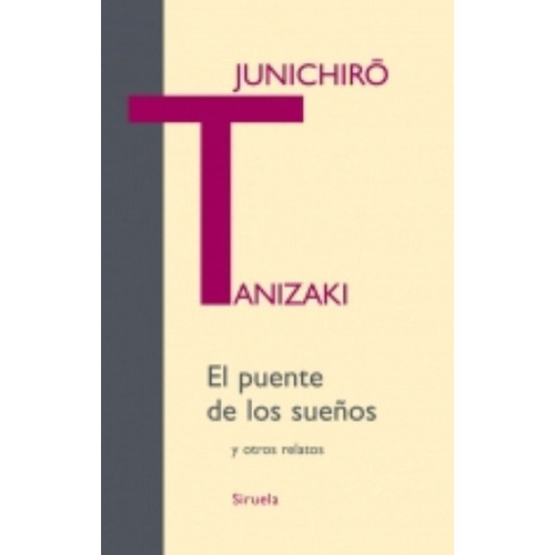 El Puente De Los Sueños Y Otros Relatos, De Junichiro Tanizaki. Serie N/a, Vol. Volumen Unico. Editorial Siruela, Tapa Blanda, Edición 1 En Español, 2009