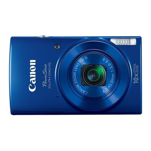  Canon PowerShot ELPH 190 IS compacta color  azul