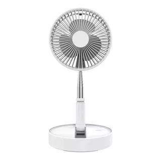 Ventilador Portátil Silencioso Dobrável 7200mah Retrátil Cor Da Estrutura Branco Cor Das Pás Branco Diâmetro 19 Cm Frequência 110-220v Material Das Pás Abs Quantidade De Pás 3 110v/220v