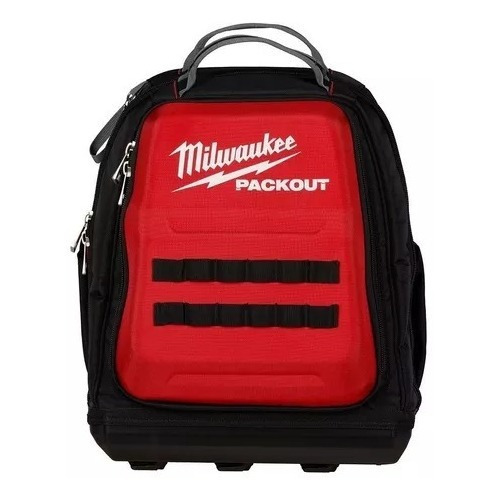 Mochila Reforzada Milwaukee Packout 4822-8301 48 Bolsillos Color Rojo