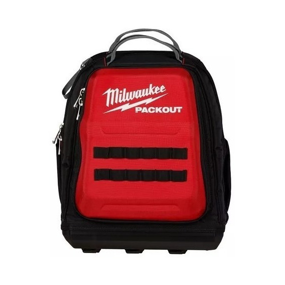 Mochila Reforzada Milwaukee Packout 4822-8301 48 Bolsillos Color Rojo