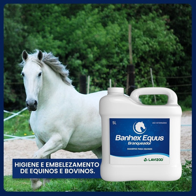 Shampoo Branqueador Para Equinos Banhex Equus 5l Lavizoo