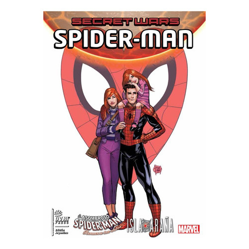 Secret Wars #5 - Spiderman + Pin, de Marvel., vol. 5. Editorial OVNI Press, tapa blanda, edición 1 en español, 2015