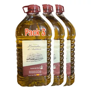 Aceite De Oliva Puro Haciendas De Andalucia 3de 5 L Cada Uno