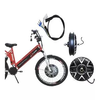 Motor Dianteiro A Disk Bicicleta Elétrica 800w 48v Duos Bike