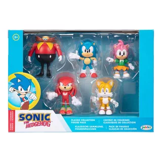 Sonic The Hedgehog - 5 Pack - Figuras Clasicas Coleccion