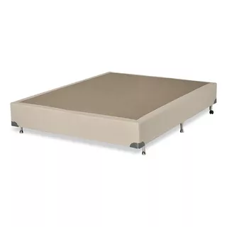 Box Base Cama 1 Plaza Y Media Somier Madera Maciza