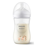 Biberon Avent Natural Response  Decorado Jirafa 260 Ml/9oz