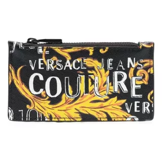 Cartera Versace Jeans Couture Baroque Zip Wallet Original