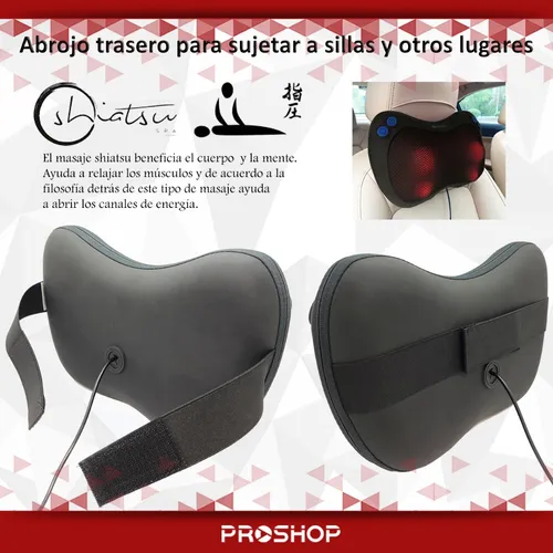 Masajeador Cervical P Hombros Pies Shiatsu Calor Infrarrojo