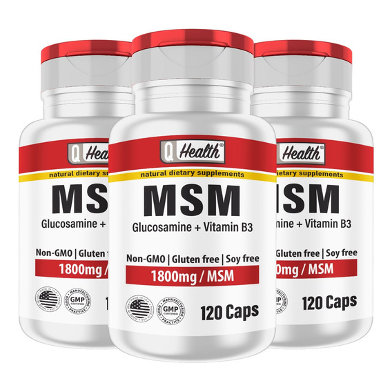 Msm + Glucosamina 360 Caps - Unidad a $1470