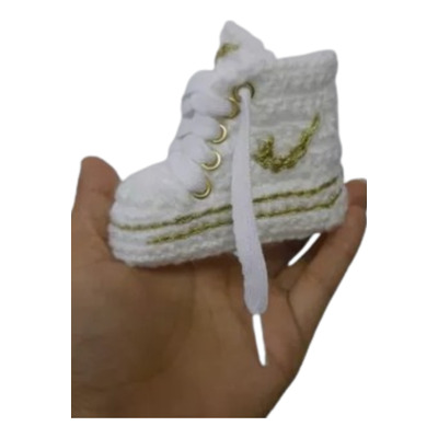 Zapatitos A Crochet Tennis Realistas