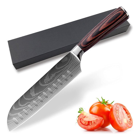 Cuchillo Chef Profesional Japones 7/8  Con Estuche De Regalo