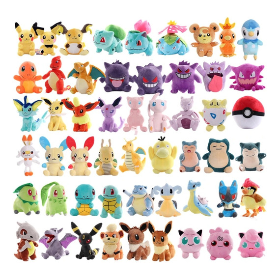 Peluche Pokemon Varios Modelos X1 Importados Pikachu