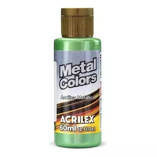 Tinta Acrilica Metal Colors 60 Ml Acrilex Diversas Cores Cor Verde-musgo
