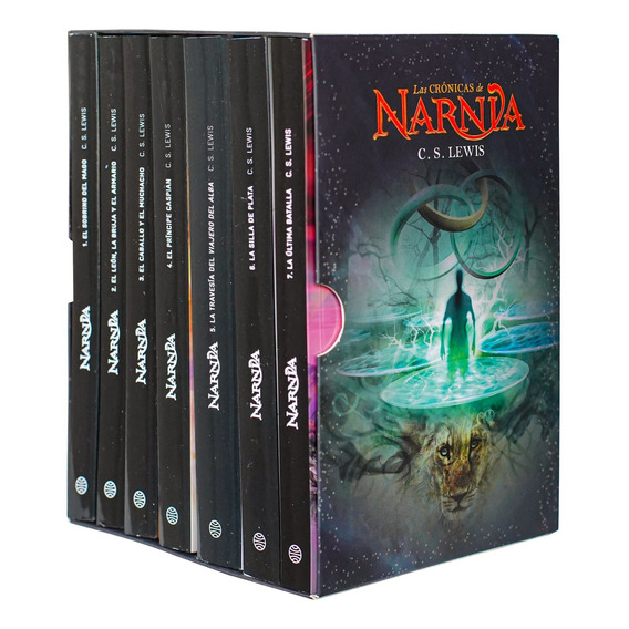 Las Cronicas De Narnia Estuche Serie Completa (7 tomos) C. S. Lewis en español tapa blanda Editorial Planeta Lector