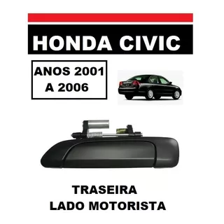 Maçaneta Porta Civic 2001 2002 2003 2004 2005 2006 Traseira