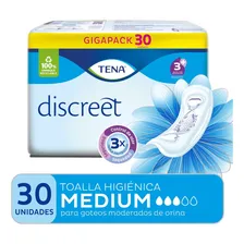 Toalla Tena Discreet Medium X30