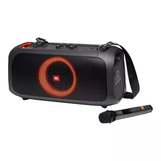 Caixa De Som Bluetooth Com Microfone Partybox On The Go Jbl Cor Preto 110v/220v