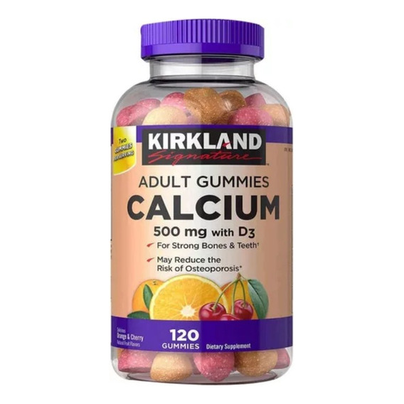 Kirkland Adult Gummies Calcium 120 - Unidad a $815