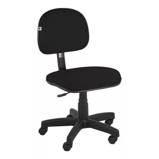 Cadeira De Escritório Shop Cadeiras Ag401s Ergonômica  Preta Com Estofado De Polipropileno