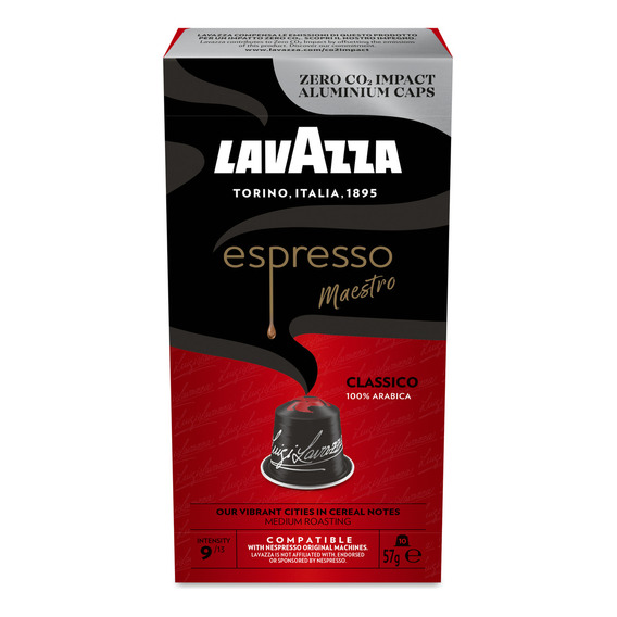 Café Espresso Maestro Classico Lavazza 10 Cápsulas