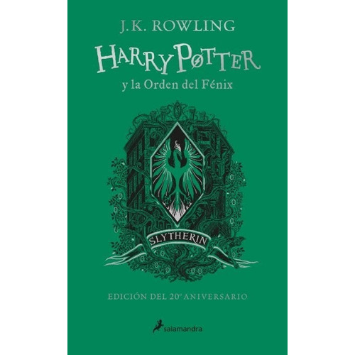 Libro Harry Potter Y La Orden Del Fénix (20ani Slytherin) 