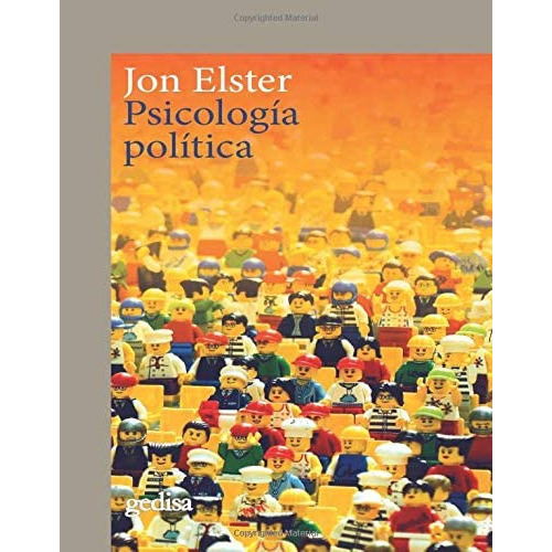 Psicologãâa Polãâtica, De Elster, Jon. Editorial Gedisa, Tapa Blanda En Español