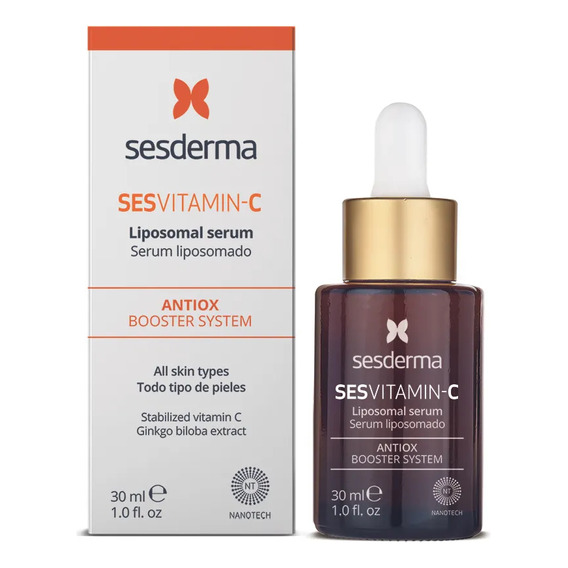 Sesvitamin C Serum Liposomal  Sesderma Momento de aplicación Día Noche Tipo de piel Todo tipo de piel 30 Ml