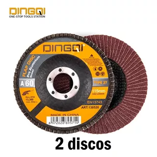 Disco Flap 4 1/2  Grano 60  Pack