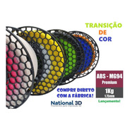 Filamento Abs Mg94 Premium Transicao Cor 1kg 1,75 National3d
