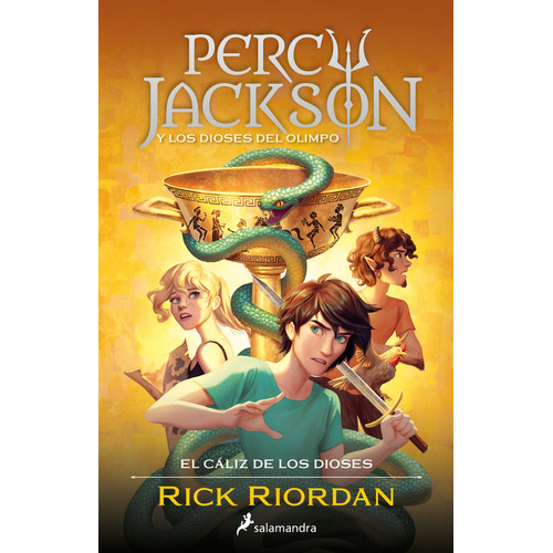 Percy Jackson: Cáliz de los dioses, El: Blanda, de Riordan, Rick., vol. 6.0. Editorial Salamandra, tapa blanda, edición 10/10/2023 en español, 2023